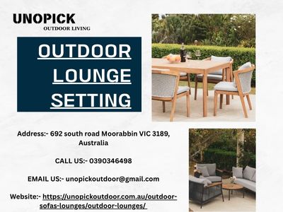 Stylish & Durable Outdoor Lounges Australia