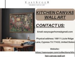 Stylish Kitchen Canvas Wall Art to Brighten Your Space