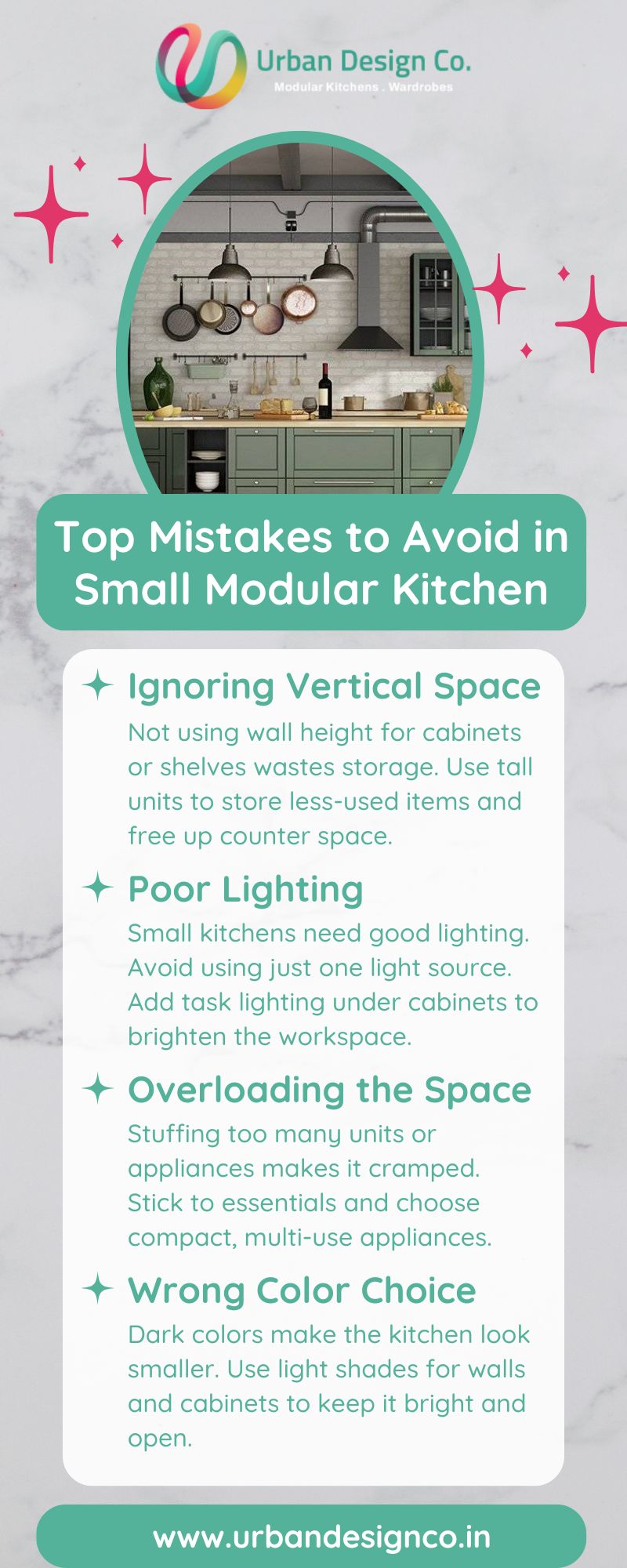 Top Mistakes to Avoid in Small Modular Kitchen