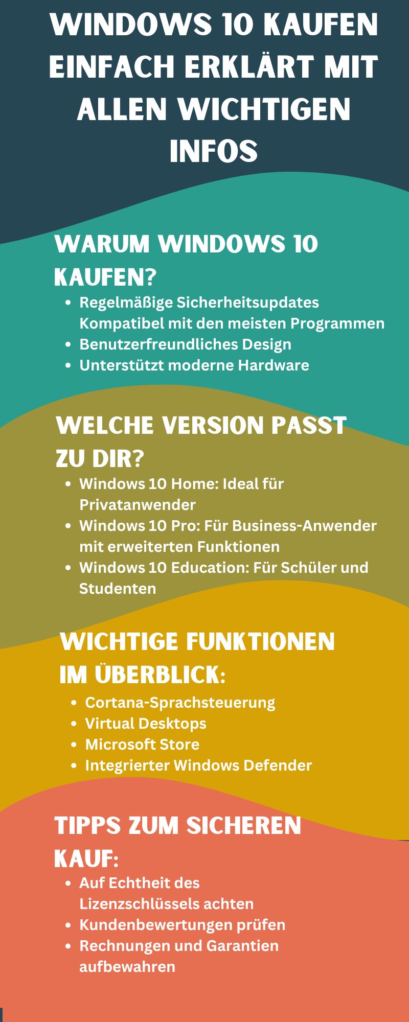 Windows 10 kaufen einfach erklärt mit allen wichtigen Infos
