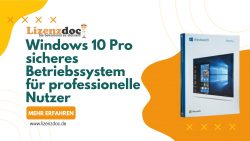 Windows 10 Pro sicheres Betriebssystem für professionelle Nutzer