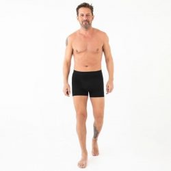Men’s Bamboo Boxer Briefs Black Gold – Anti-Chafe | Frank and Beans