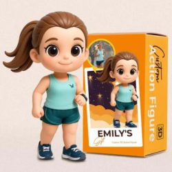 Personalisierte 3d-actionfigur. Verwandeln Sie Ihr Foto In Ein Einzigartiges Geschenk Für Sportl ...