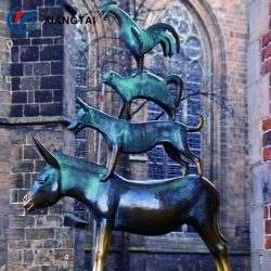 Custom Life-size Bronze Labrador Dog Statue