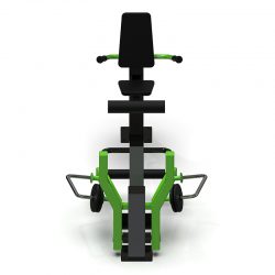 Outdoor Leg Press Station