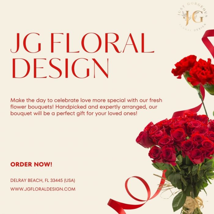 JG Floral Design – Elegant Blooms for Every Special Occasion