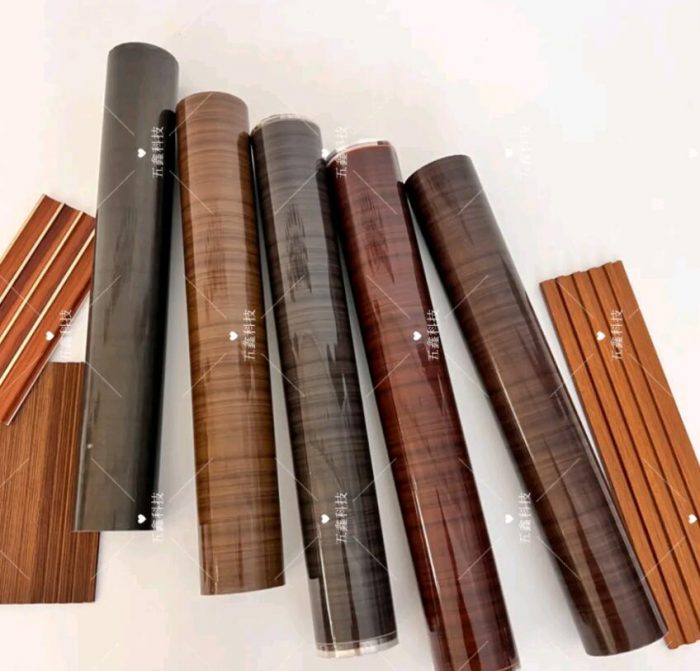 Full matte walnut wood grain heat transfer film