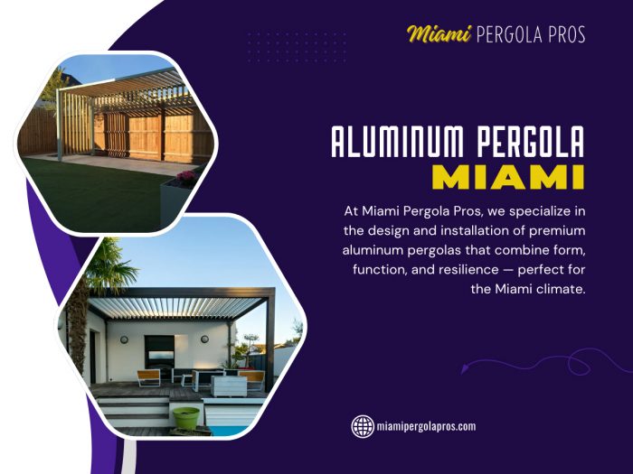 Aluminum Pergola Miami