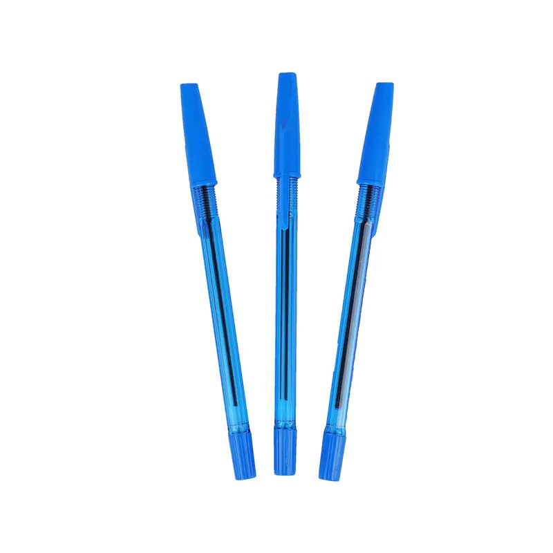 Office and Study Transparent Colored Simple Ballpoint Pen