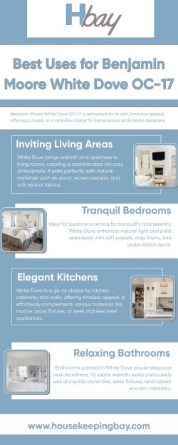 Best Uses for Benjamin Moore White Dove OC-17