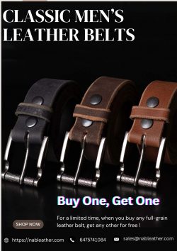 Timeless Style with Premium Men’s Leather Belts