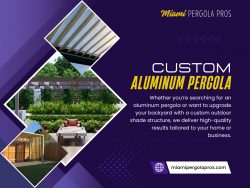 Custom Aluminum Pergola