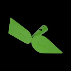 GRCT15 Green carbon steel peach-shaped hoe