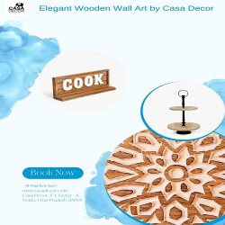 Elegant Wooden Wall Art by Casa Decor
