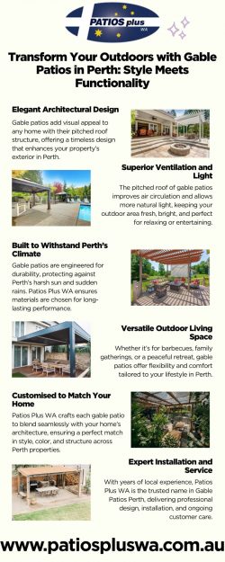 Gable Patios Perth
