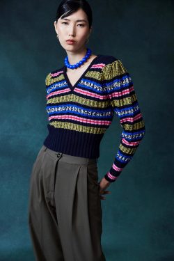Jacquard Vest Women