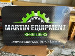 Custom indoor lobby signs for your business in Rosharon, TX, USA.