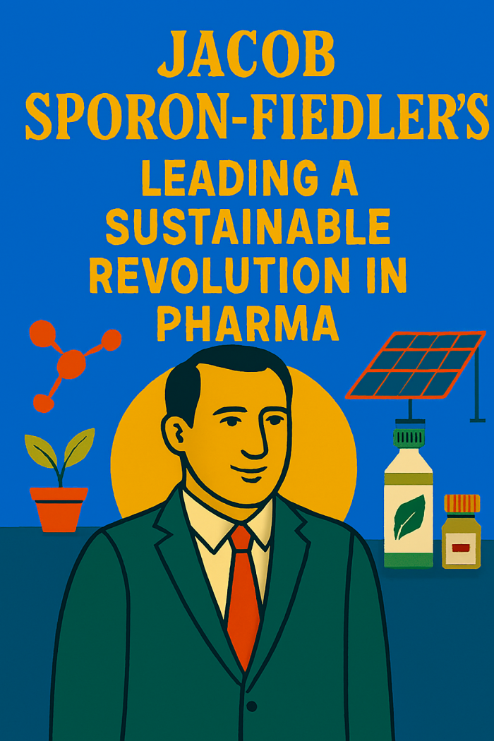 Jacob Sporon-Fiedler Leading a Sustainable Revolution in Pharma — Jacob Sporon-Fiedler | PRLog