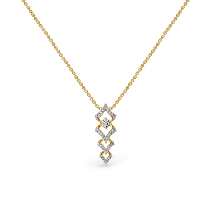 Fierce Aura – Lab Diamond Solitaire Necklace for Women