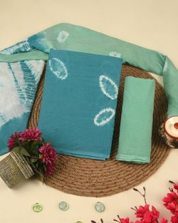 Buy New Discharge Print Cotton Suit Set Online for Women