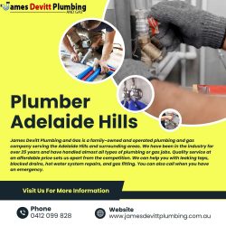 Plumber Adelaide Hills
