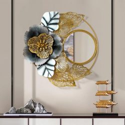 Buy Premium Floral Wall Mirror Online in India