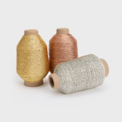 Pure Silver Metallic Yarn – Elegant Sparkle for Your Creations