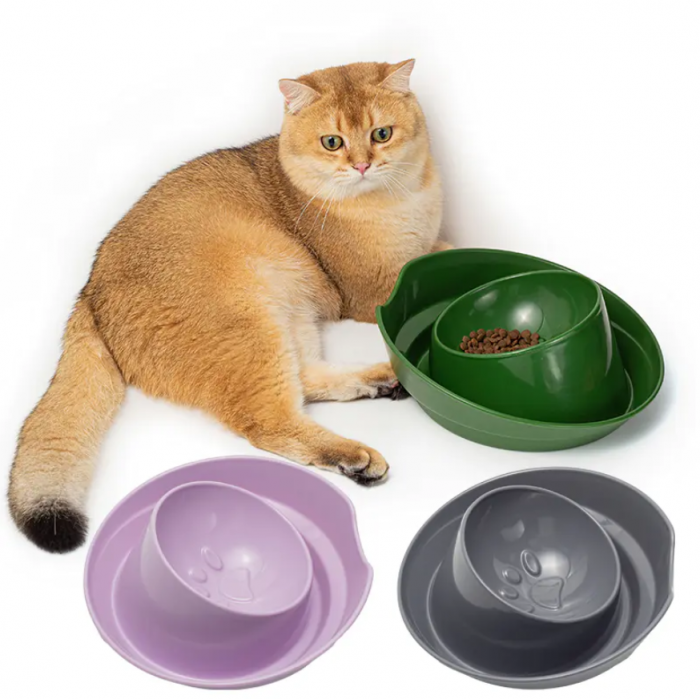 Elevated Cat Inclined Feeding Bowl