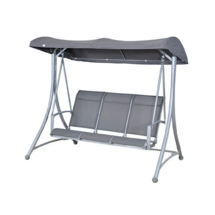 3 Person Steel Frame Backyard Porch Swings