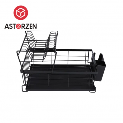Double-Layer Metal Kitchen Storage Rack