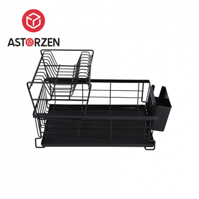 Double-Layer Metal Kitchen Storage Rack