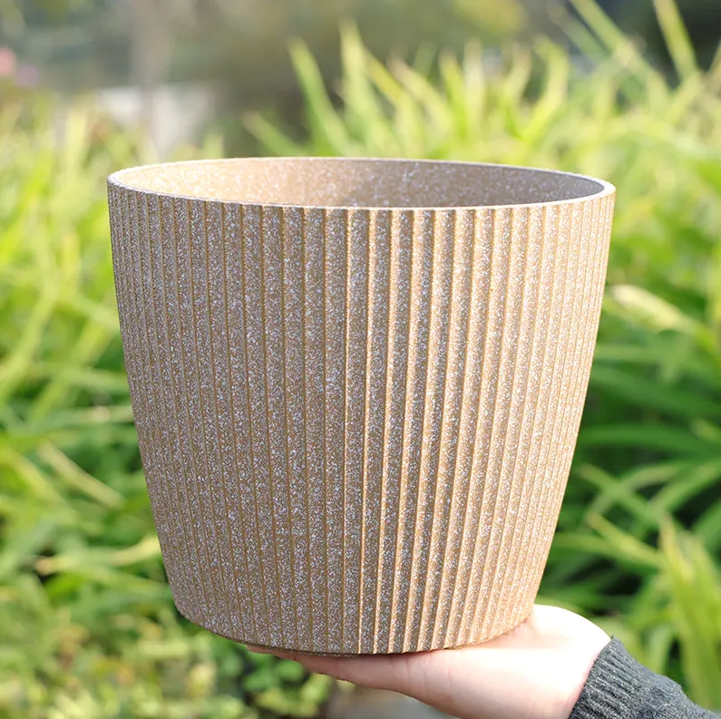 AW-190/230/290/340 PP Energetic Colorful Round Plastic Plant Pot