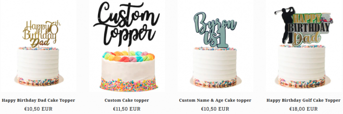 Make Your Celebration Stand Out with Personalised Cake Toppers