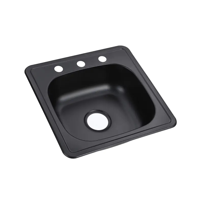 XAL4848B 19″*19″ Single Bowl Nano Black Kitchen Sink