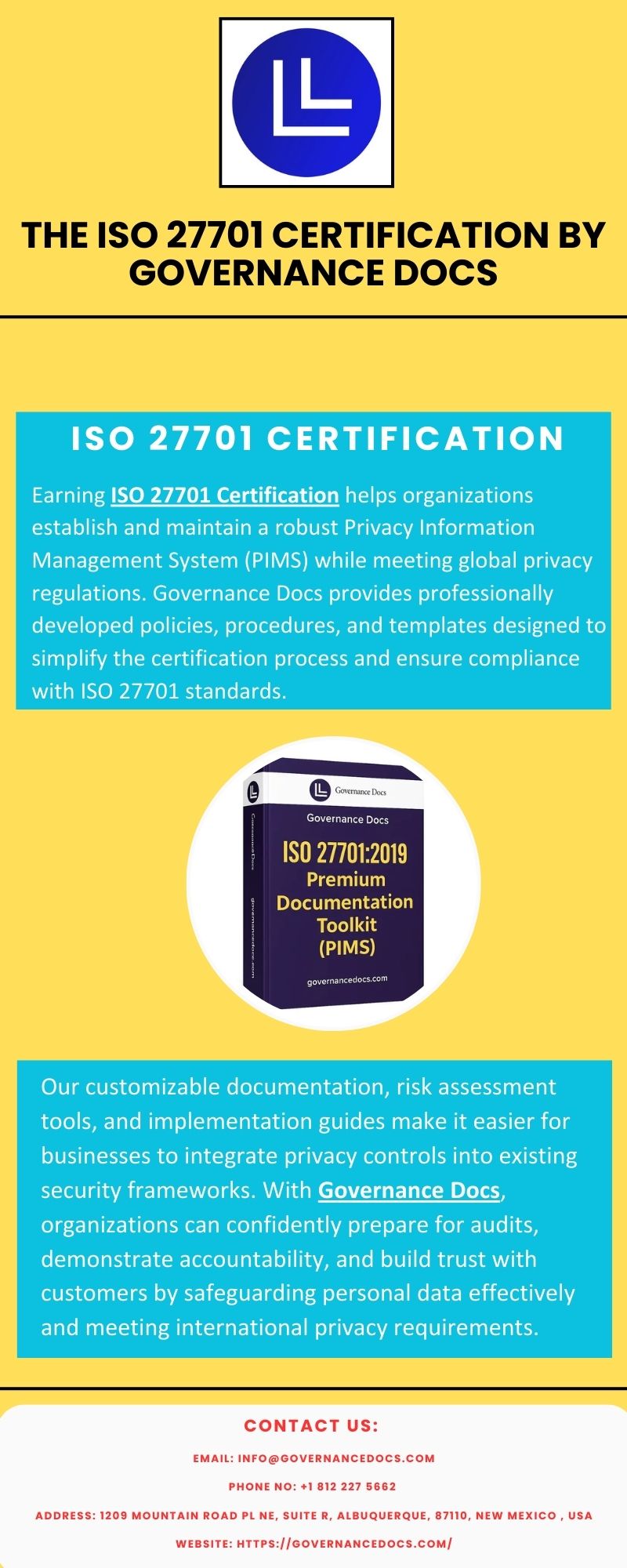 The ISO 27701 Certification by Governance Docs