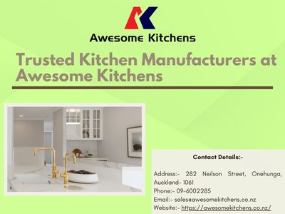 Trusted Kitchen Manufacturers at Awesome Kitchens