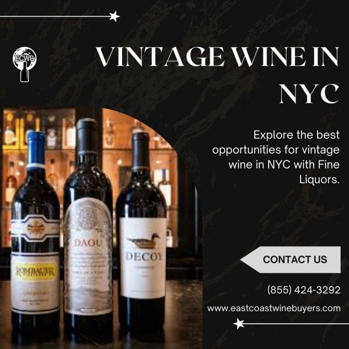 Vintage Wine in NYC