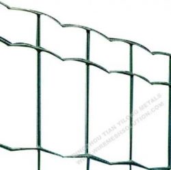 Airport Garden Wire Mesh PVC Coated Welded Wire Fence With UV Protection