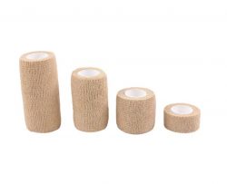 BREATHABLE ELASTIC COHESIVE BANDAGE WRAP ROLLS