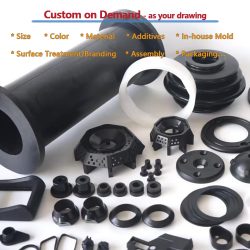 Custom Molded Polyurethane Silicone Rubber Bushing/Sleeve/Gasket/O-Ring/Grommet