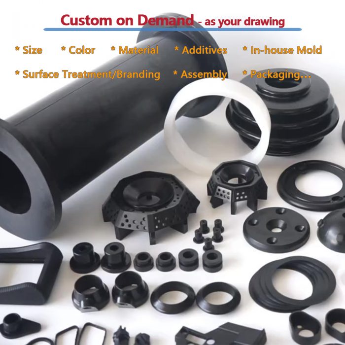 Custom Molded Polyurethane Silicone Rubber Bushing/Sleeve/Gasket/O-Ring/Grommet