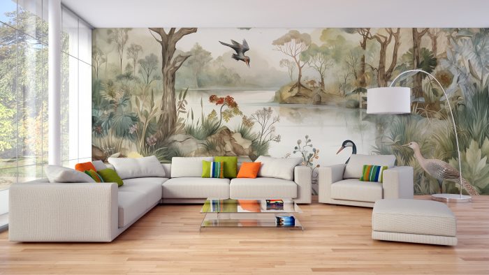 Oasis Lakeside Wallpaper Mural