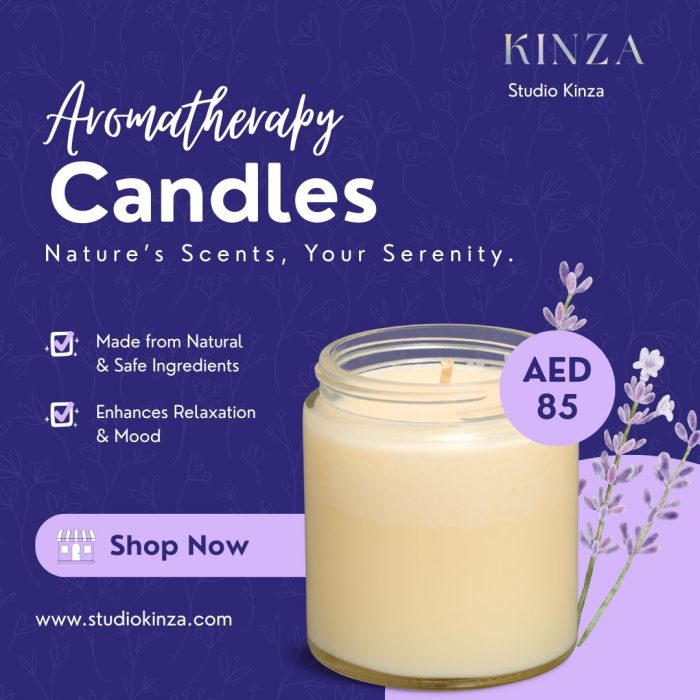 Aromatherapy Candles by Studio Kinza – Relax & Rejuvenate