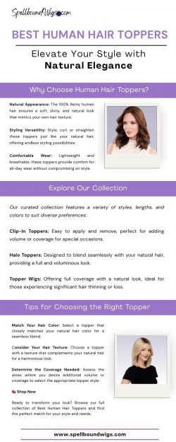 Best Human Hair Toppers – Elevate Your Style with Natural Elegance