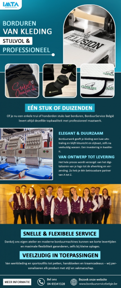 Borduren van Kleding Stijlvol & Professioneel