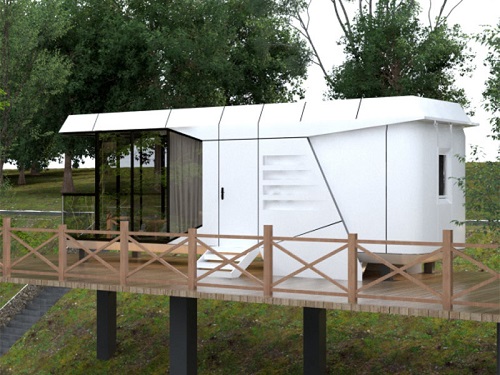 D6 Fold House Containers Space Capsule