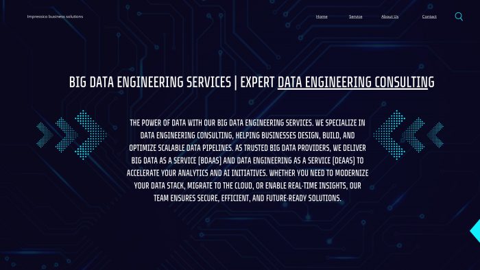 Big Data Engineering & Consulting Services