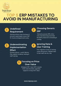 Top 5 ERP Mistakes Manufacturers Should Avoid