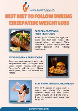 Best Diet To Follow During Tirzepatide Weight Loss