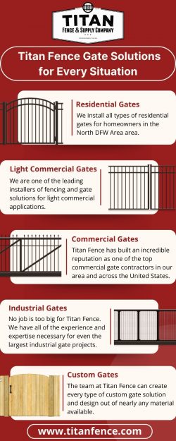 Titan Fence Gate Solutions for Every Situation